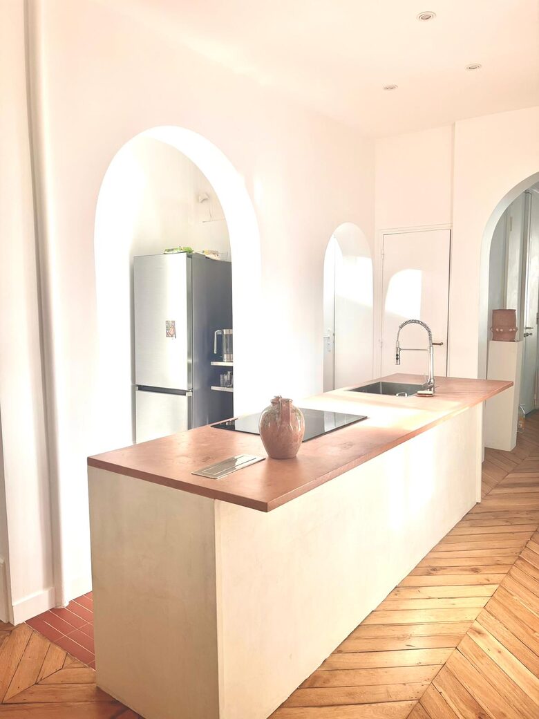 Refined Minimalist Apartment by Paris’s Iconic Passages - Paris, France