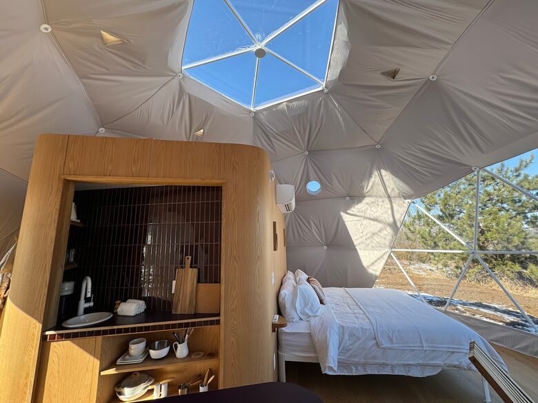 A Geodesic Dome Escape Overlooking the Boyne Valley - Boyne Falls, Michigan