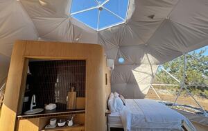 A Geodesic Dome Escape Overlooking the Boyne Valley - Boyne Falls, Michigan