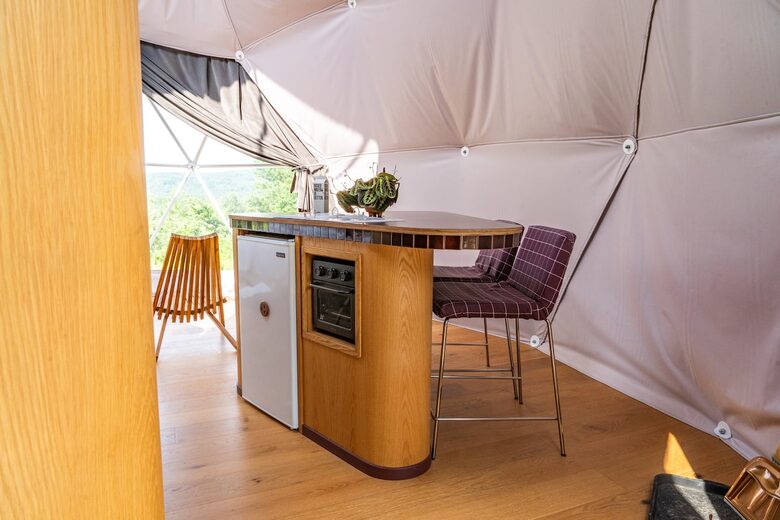 A Geodesic Dome Escape Overlooking the Boyne Valley - Boyne Falls, Michigan