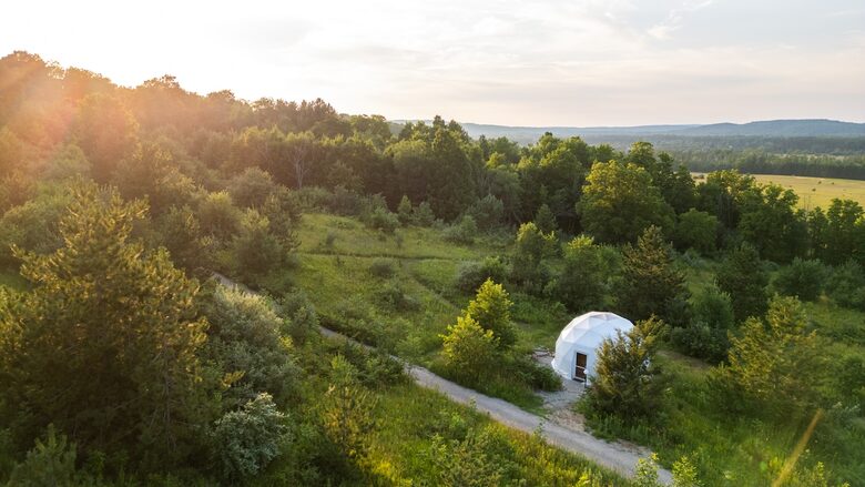 A Geodesic Dome Escape Overlooking the Boyne Valley - Boyne Falls, Michigan