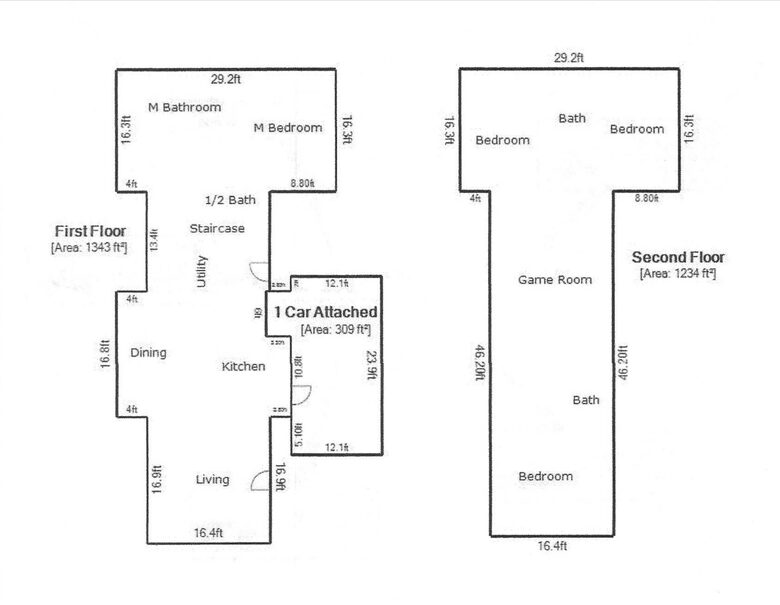 2400 square feet two story home