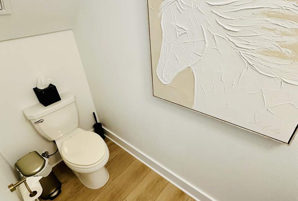 Half bath on first level