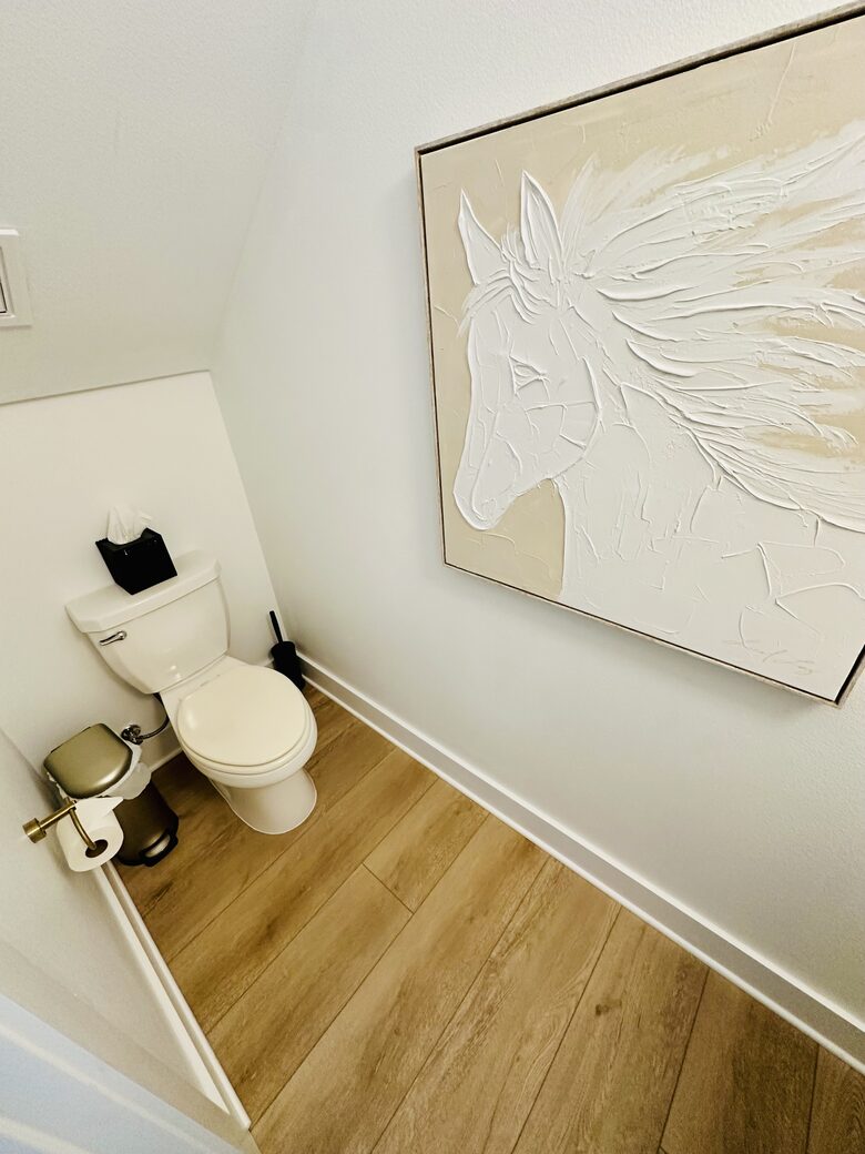 Half bath on first level