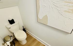 Half bath on first level