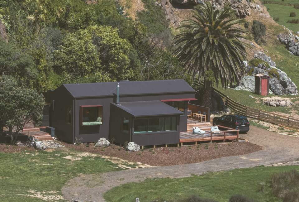 Raupo Beach | A Private Off-Grid Coastal Sanctuary - Little Akaloa, New Zealand