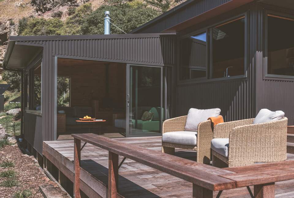 Raupo Beach | A Private Off-Grid Coastal Sanctuary - Little Akaloa, New Zealand