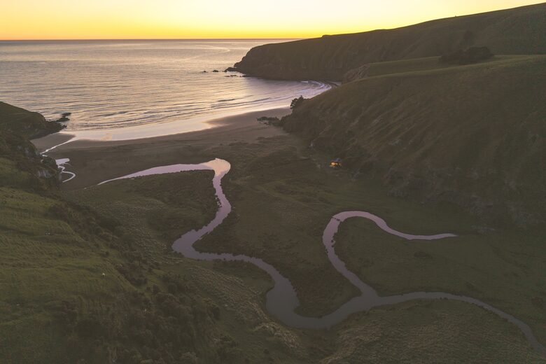 Raupo Beach | A Private Off-Grid Coastal Sanctuary - Little Akaloa, New Zealand