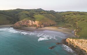 Raupo Beach | A Private Off-Grid Coastal Sanctuary - Little Akaloa, New Zealand