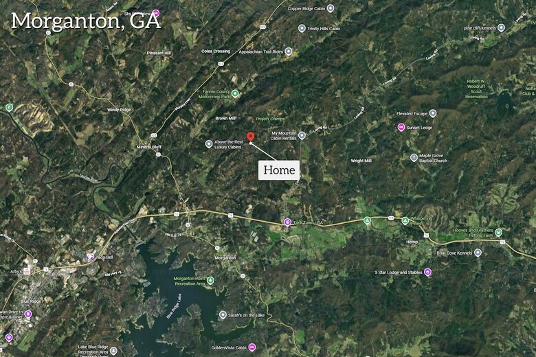 A Private Mountain Home Designed Around Views, Space, and Shared Time - Morganton, Georgia