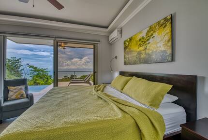 Infinity Edge Pool Above Carara Rainforest and Pacific Coast - Tarcoles, Costa Rica
