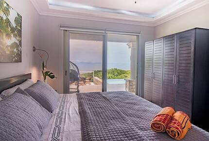 Infinity Edge Pool Above Carara Rainforest and Pacific Coast - Tarcoles, Costa Rica