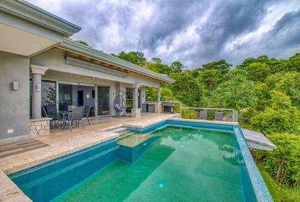 Infinity Edge Pool Above Carara Rainforest and Pacific Coast - Tarcoles, Costa Rica