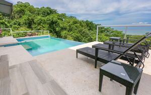 Infinity Edge Pool Above Carara Rainforest and Pacific Coast - Tarcoles, Costa Rica