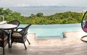 Infinity Edge Pool Above Carara Rainforest and Pacific Coast - Tarcoles, Costa Rica