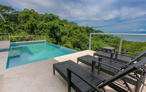 Infinity Edge Pool Above Carara Rainforest and Pacific Coast - Tarcoles, Costa Rica