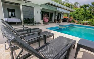Infinity Edge Pool Above Carara Rainforest and Pacific Coast - Tarcoles, Costa Rica