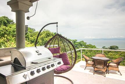 Infinity Edge Pool Above Carara Rainforest and Pacific Coast - Tarcoles, Costa Rica