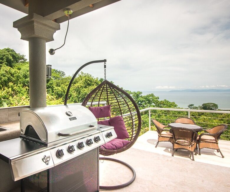 Infinity Edge Pool Above Carara Rainforest and Pacific Coast - Tarcoles, Costa Rica