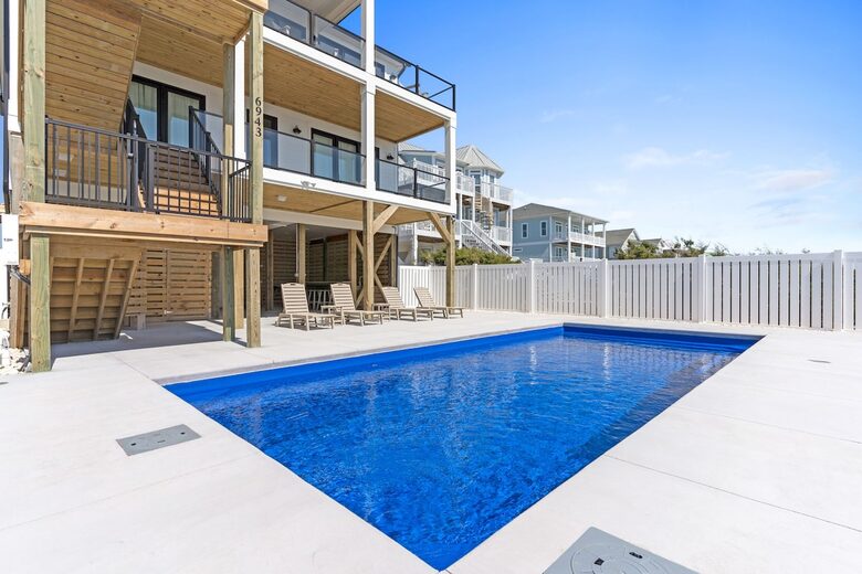 Luxury Ocean & Sound Escape Steps from The Point - Oak Island, North Carolina