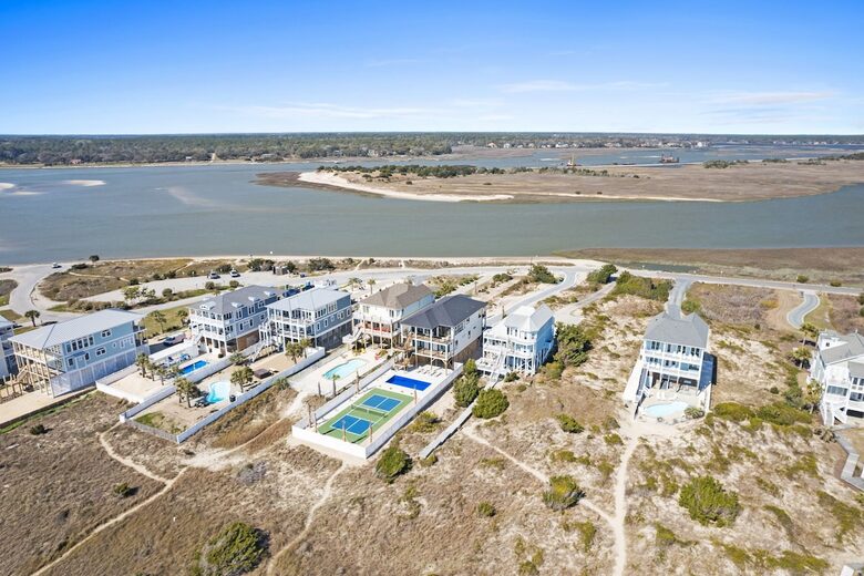 Luxury Ocean & Sound Escape Steps from The Point - Oak Island, North Carolina