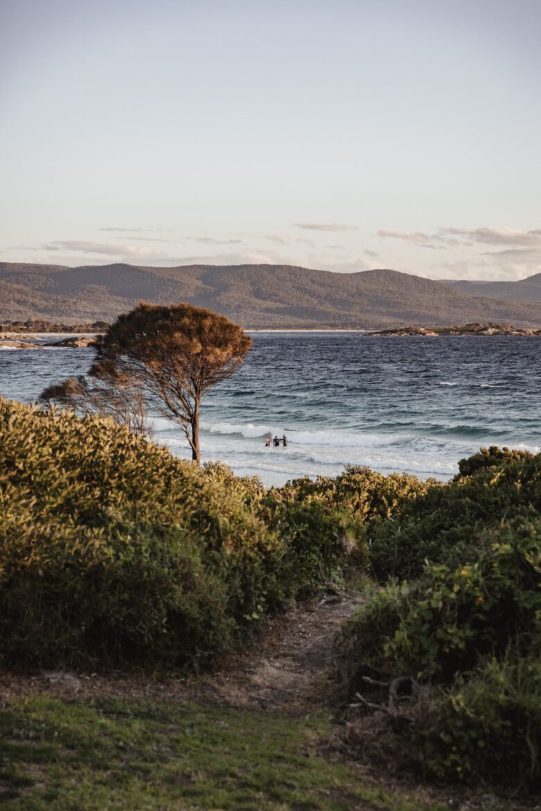 Dune-Top Beach House Overlooking Waubs Bay, Bicheno - Bicheno, Australia