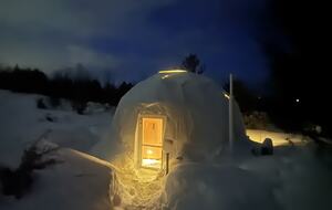 A Geodesic Dome Escape Overlooking the Boyne Valley - Boyne Falls, Michigan