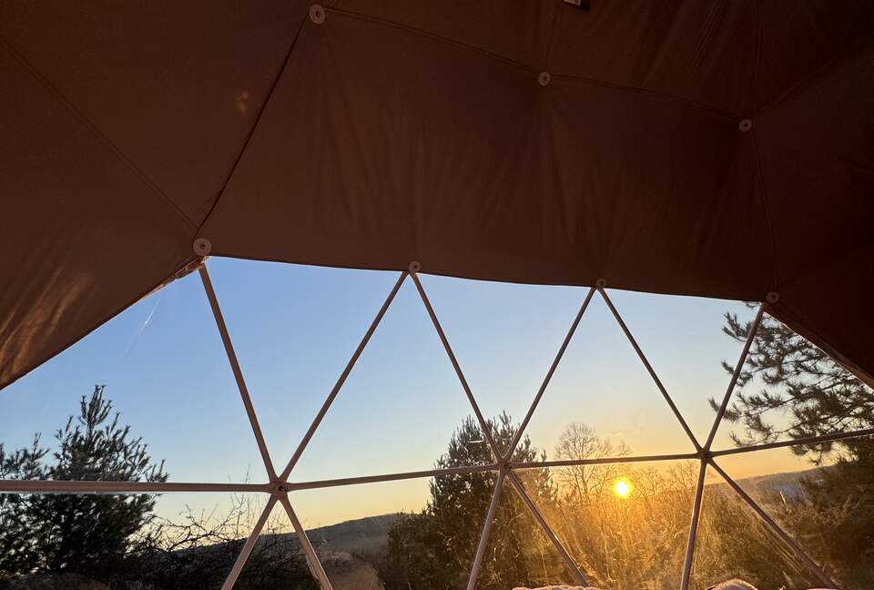 A Geodesic Dome Escape Overlooking the Boyne Valley - Boyne Falls, Michigan