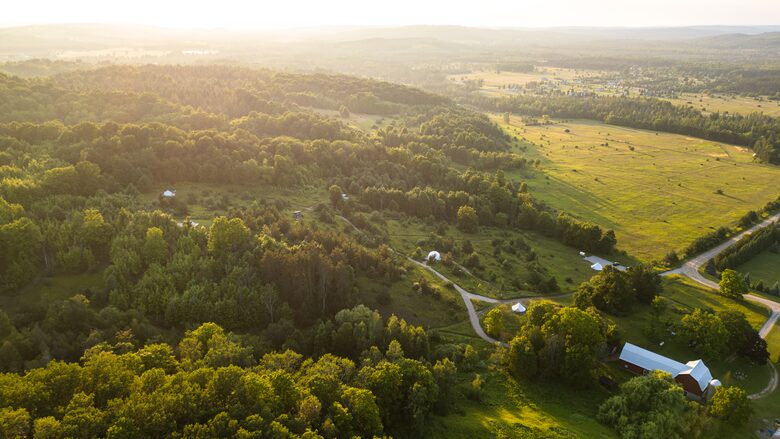 A Geodesic Dome Escape Overlooking the Boyne Valley - Boyne Falls, Michigan