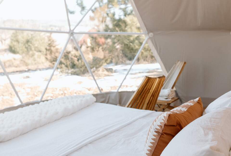 A Geodesic Dome Escape Overlooking the Boyne Valley - Boyne Falls, Michigan