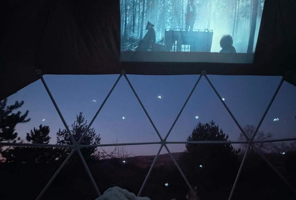 A Geodesic Dome Escape Overlooking the Boyne Valley - Boyne Falls, Michigan