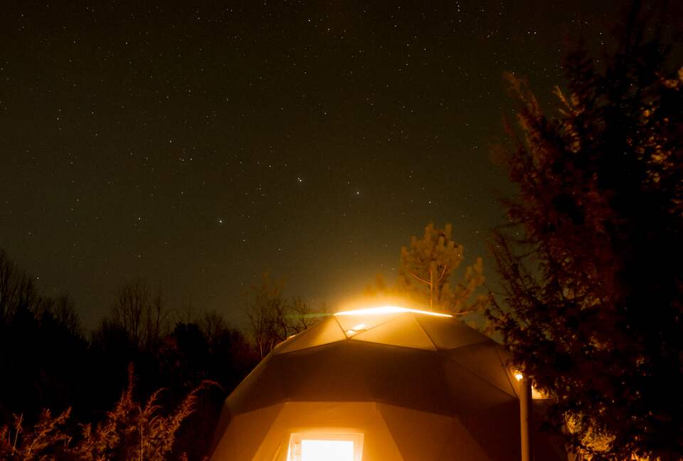 A Geodesic Dome Escape Overlooking the Boyne Valley - Boyne Falls, Michigan