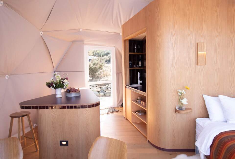 A Geodesic Dome Escape Overlooking the Boyne Valley - Boyne Falls, Michigan