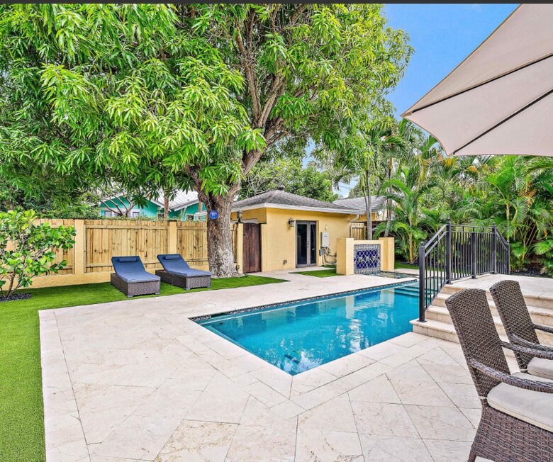 A Palm-Framed West Palm Beach Hideaway with Private Pool - West Palm Beach, Florida