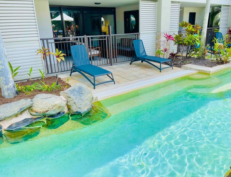 Swim-Out Lagoon Living at Sea Temple Resort & Spa Port Douglas - Port Douglas, Australia