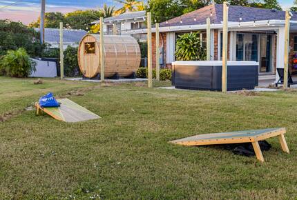 Waterfront Retreat with Pool, Pickleball & Sauna - West Palm Beach, Florida