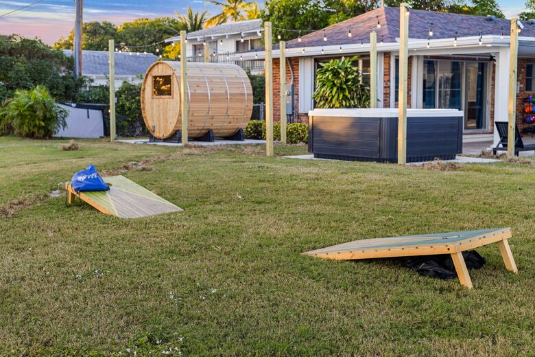 Waterfront Retreat with Pool, Pickleball & Sauna - West Palm Beach, Florida