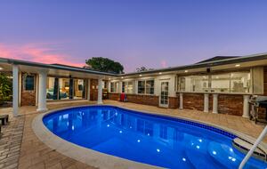 Waterfront Retreat with Pool, Pickleball & Sauna - West Palm Beach, Florida