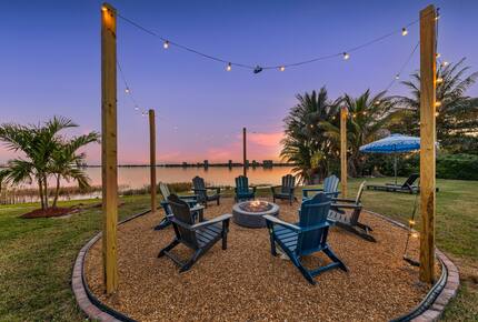 Waterfront Retreat with Pool, Pickleball & Sauna - West Palm Beach, Florida