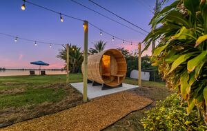 Waterfront Retreat with Pool, Pickleball & Sauna - West Palm Beach, Florida