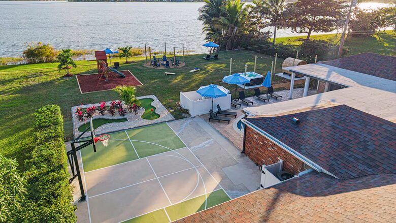 Waterfront Retreat with Pool, Pickleball & Sauna - West Palm Beach, Florida