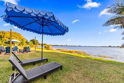 Waterfront Retreat with Pool, Pickleball & Sauna - West Palm Beach, Florida