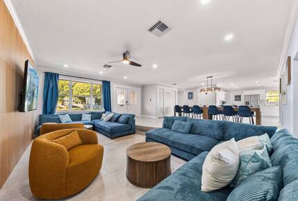 Waterfront Retreat with Pool, Pickleball & Sauna - West Palm Beach, Florida