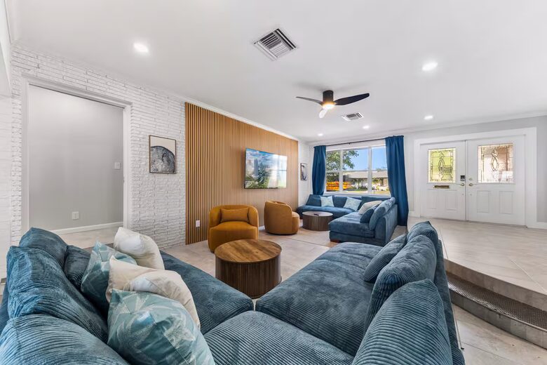 Waterfront Retreat with Pool, Pickleball & Sauna - West Palm Beach, Florida