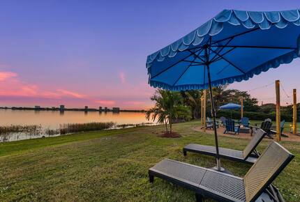 Waterfront Retreat with Pool, Pickleball & Sauna - West Palm Beach, Florida