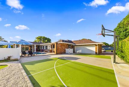 Waterfront Retreat with Pool, Pickleball & Sauna - West Palm Beach, Florida