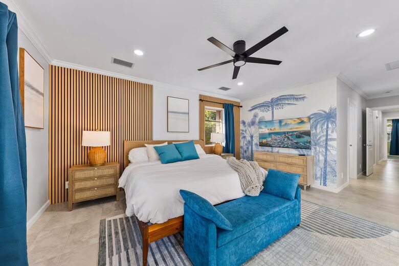 Waterfront Retreat with Pool, Pickleball & Sauna - West Palm Beach, Florida