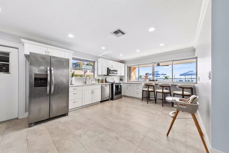 Waterfront Retreat with Pool, Pickleball & Sauna - West Palm Beach, Florida