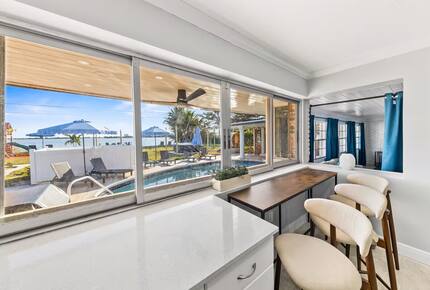 Waterfront Retreat with Pool, Pickleball & Sauna - West Palm Beach, Florida