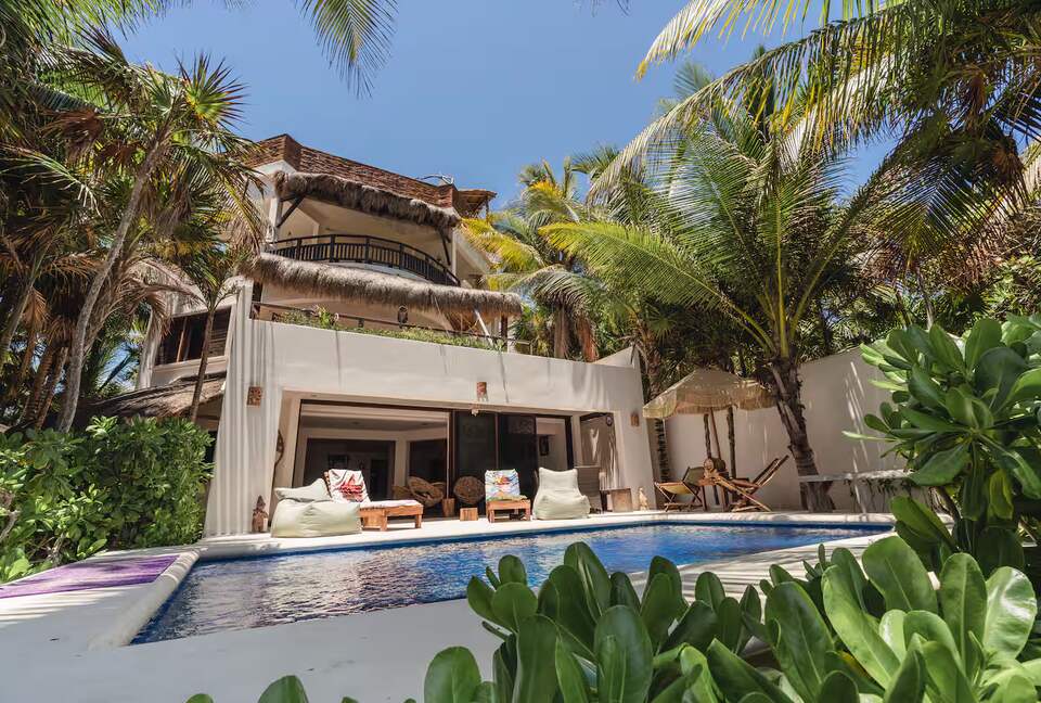 Tranquil Villa in Soliman Bay with Private Beach - #16 Tulum,, Mexico